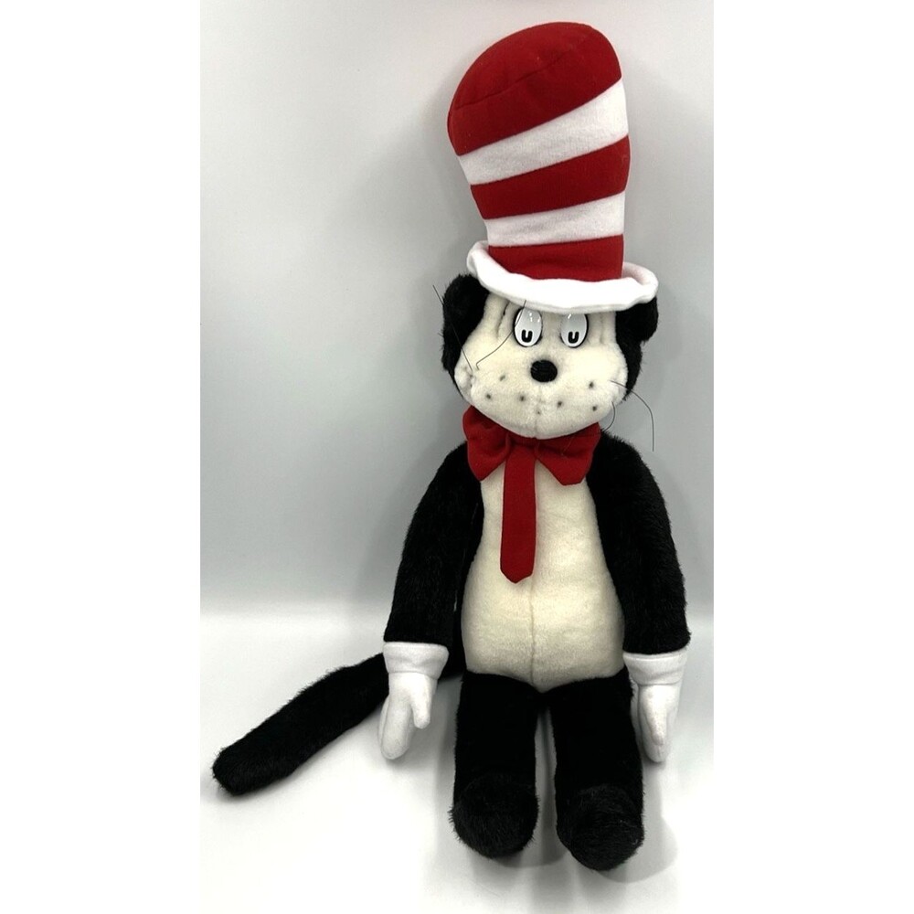 Vintage 21" Plush Stuffed Animal 1998 Universal Studios Dr Seuss Cat in the Hat